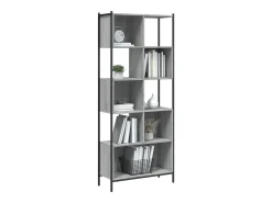 New vidaxl Estante 72x28x172 cm derivados de madeira sonoma Cinzento