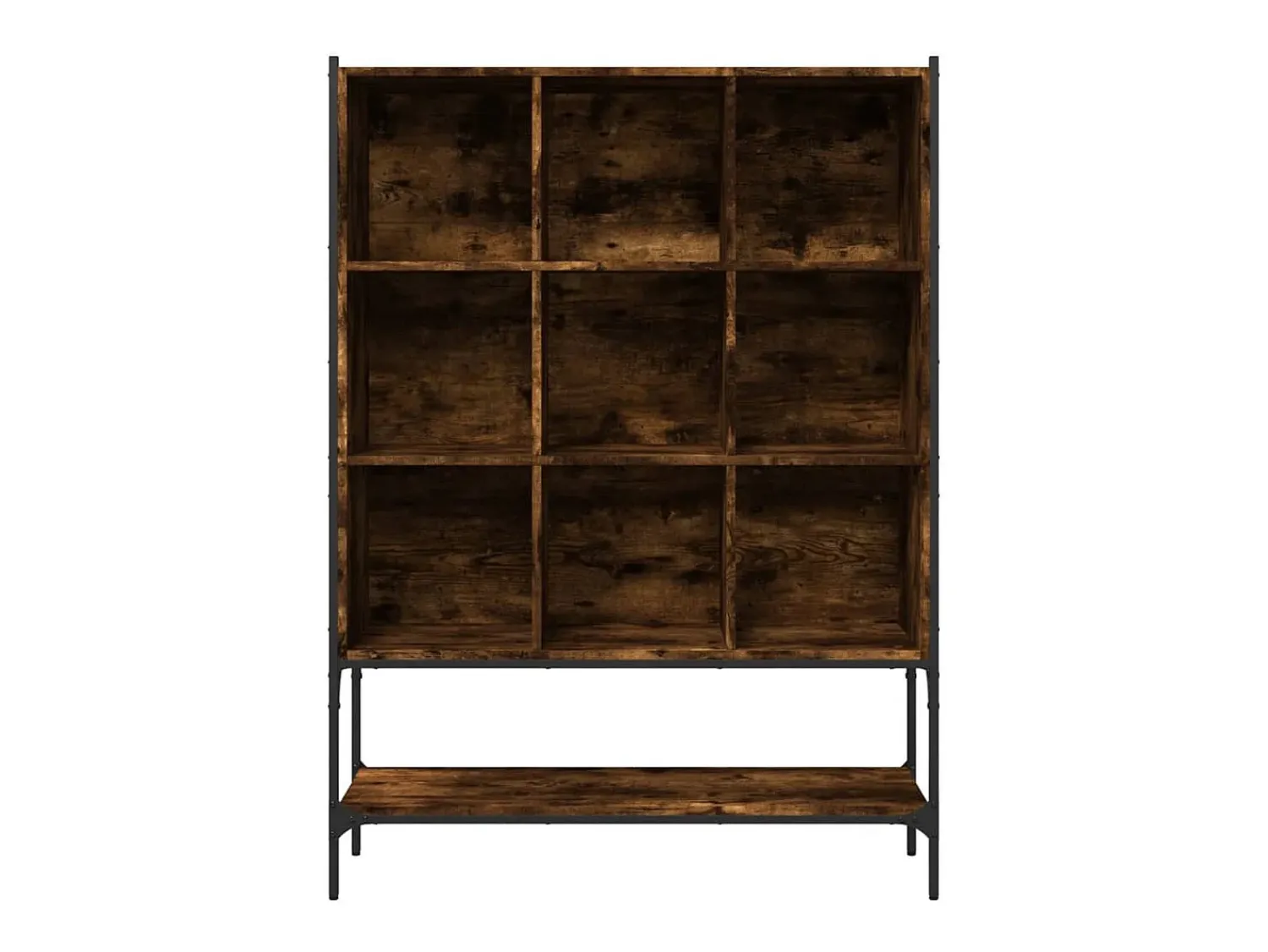 Biblioteca* Estante 102x30x141,5 cm derivados de madeira carvalho fumado PT791536 Castanho
