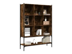 Biblioteca* Estante 102x30x141,5 cm derivados de madeira carvalho fumado PT791536 Castanho