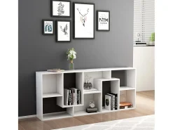 Biblioteca* Estante 67x24x161 cm derivados de madeira PT350373 Branco