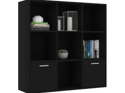 Clearance Estante 98x30x98 cm derivados de madeira PT208086 Preto