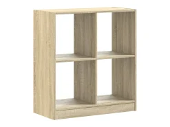 Prateleira|vidaxl Estante 68,5x32x75 cm derivados de madeira carvalho sonoma Castanho