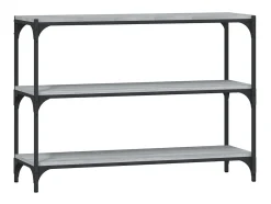 Sale Estante 100x33x70,5 cm derivados de madeira/aço cinza sonoma PT311214 Cinzento