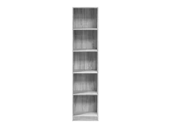 Biblioteca|vidaxl Estante 40x24x176 cm derivados de madeira sonoma Cinzento
