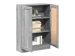 Biblioteca* Estante 82,5x30,5x115 cm derivados de madeira sonoma PT293451 Cinzento