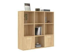 Biblioteca| Estante 98x30x98 cm derivados de madeira carvalho sonoma PT147512 Castanho