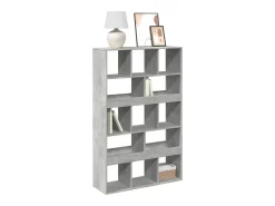 Biblioteca*vidaxl Estante 100x33x156,5 cm derivados de madeira cimento Cinzento