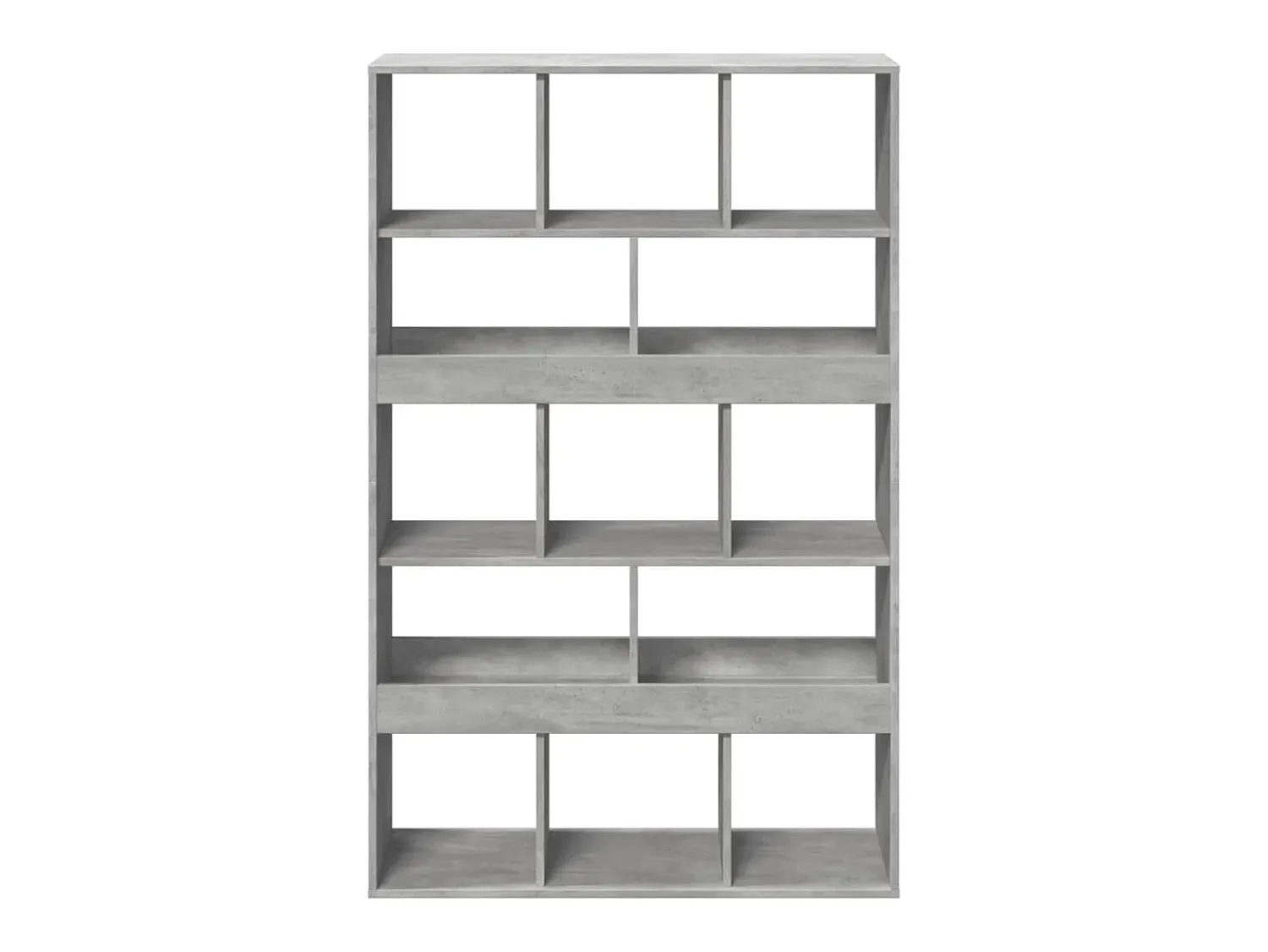 Biblioteca*vidaxl Estante 100x33x156,5 cm derivados de madeira cimento Cinzento