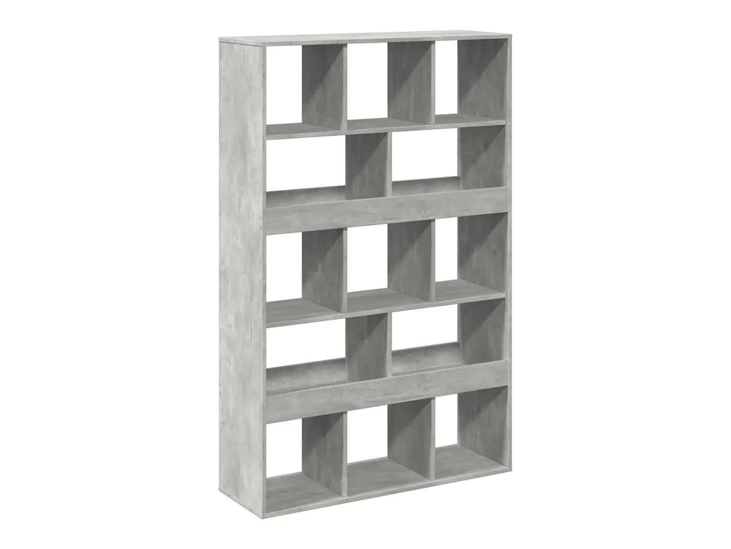 Biblioteca*vidaxl Estante 100x33x156,5 cm derivados de madeira cimento Cinzento