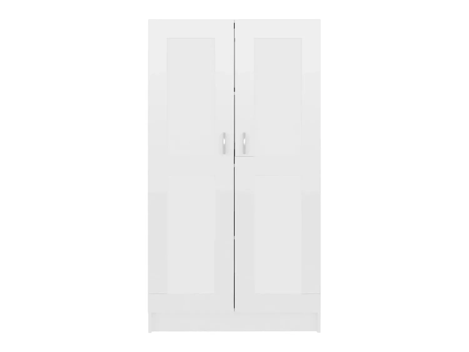 Vitrina|vidaxl Estante 82,5x30,5x150 cm derivados de madeira brilhante Branco