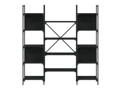 Best Estante 155,5x24x166,5 cm derivados de madeira PT451261 Preto