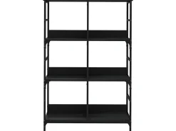 New Estante 78,5x33x117,5 cm derivados de madeira PT102647 Preto