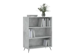 Biblioteca* Estante 69,5x32,5x90 cm derivados de madeira cimento PT607813 Cinzento