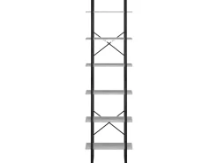 Estante 60x30x210 cm derivados de madeira cimento PT535207^ Prateleira