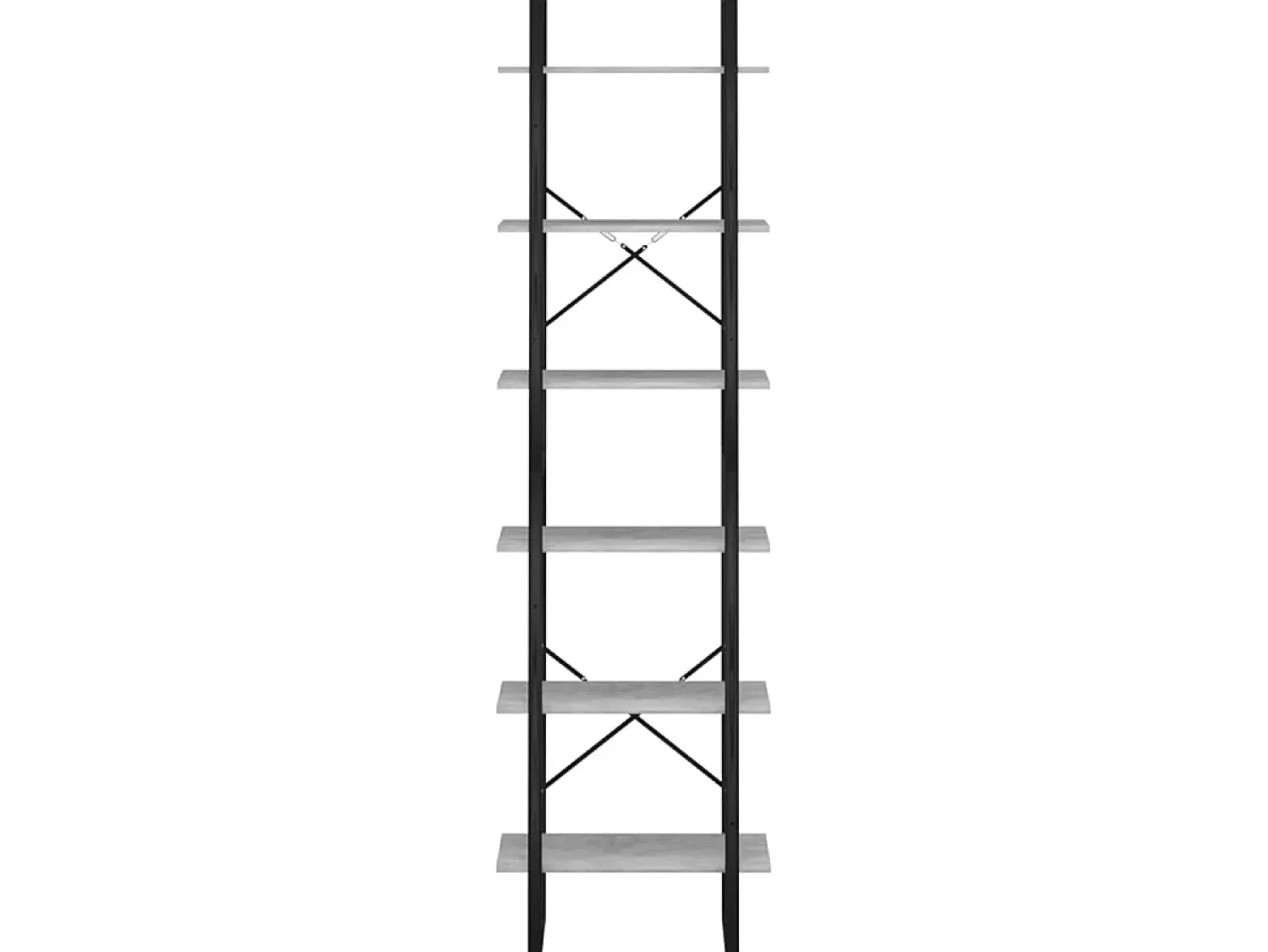 Estante 60x30x210 cm derivados de madeira cimento PT535207^ Prateleira