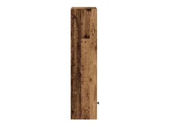 New vidaxl Estante 31x24x102 cm derivados de madeira madeira velha Castanho