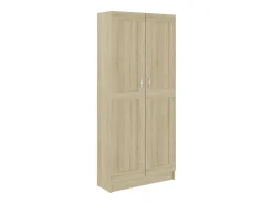 Vitrina|vidaxl Estante 82,5x30,5x185,5 cm derivados de madeira carvalho sonoma Castanho