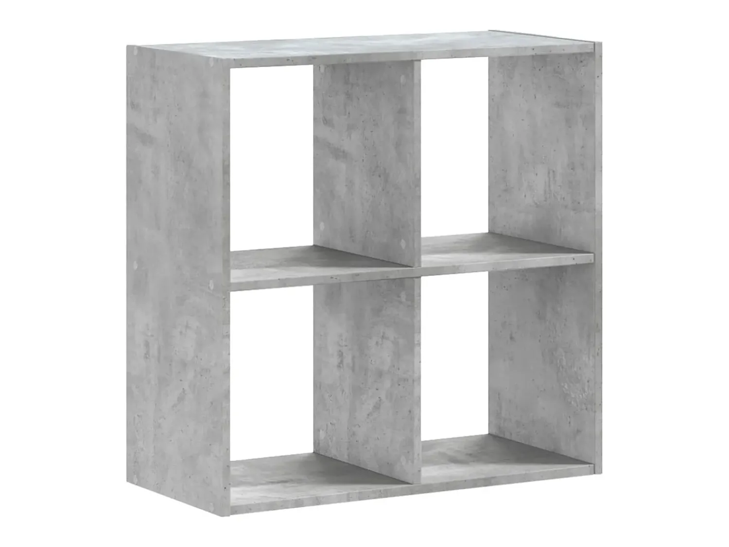 Biblioteca* Estante 68,5x32x68,5 cm derivados de madeira cimento PT747133 Cinzento