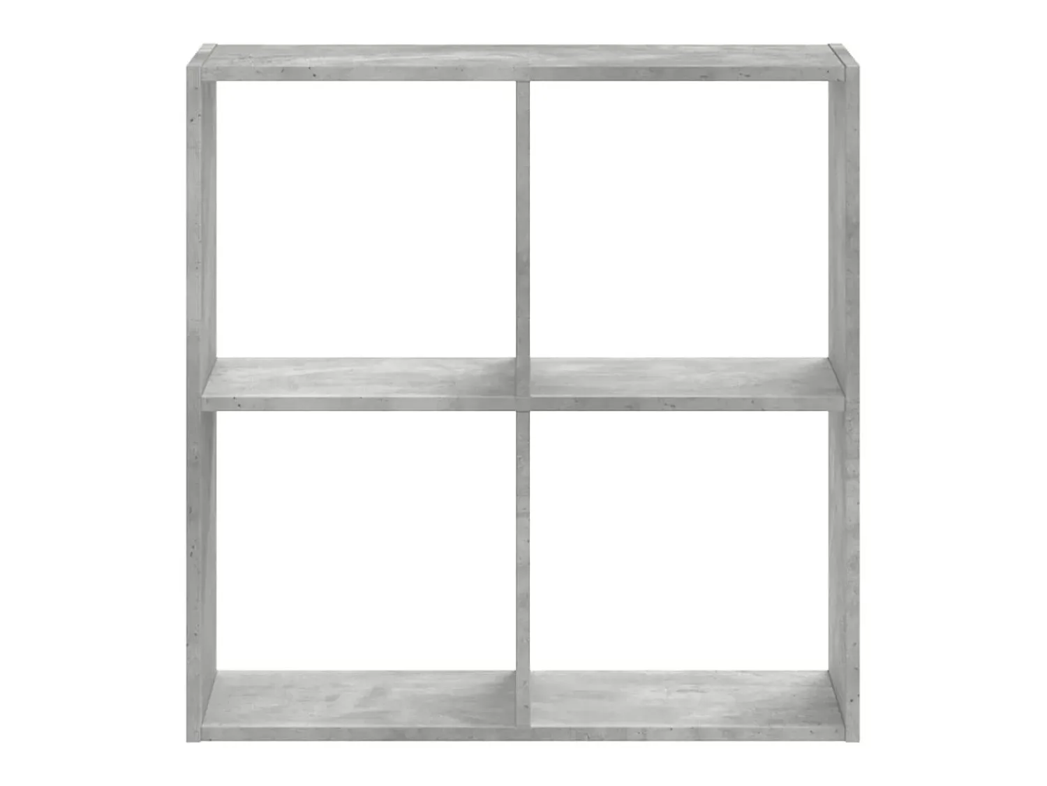 Biblioteca* Estante 68,5x32x68,5 cm derivados de madeira cimento PT747133 Cinzento