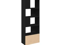 Biblioteca| Estante 70x36x189 cm derivados de madeira PT697535 Preto