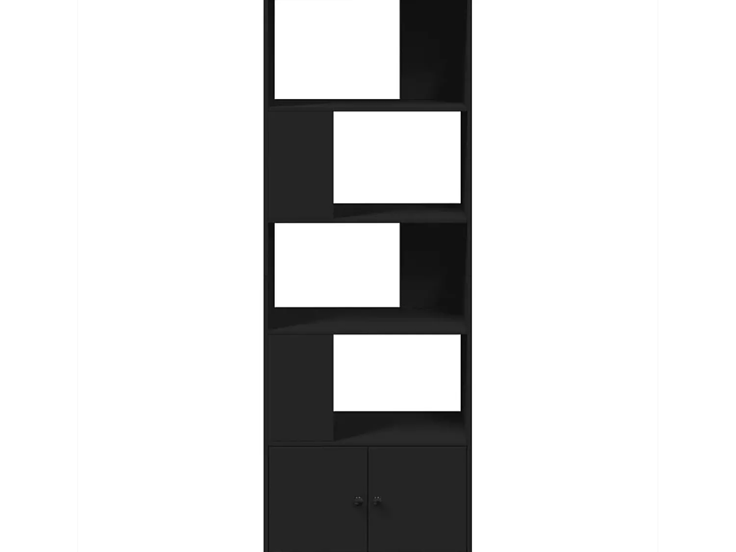 Biblioteca| Estante 70x36x189 cm derivados de madeira PT697535 Preto