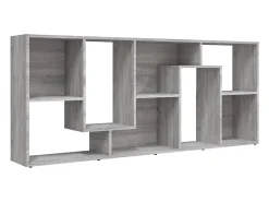 Vitrina*vidaxl Estante 67x24x161 cm derivados de madeira sonoma cinza Cinzento