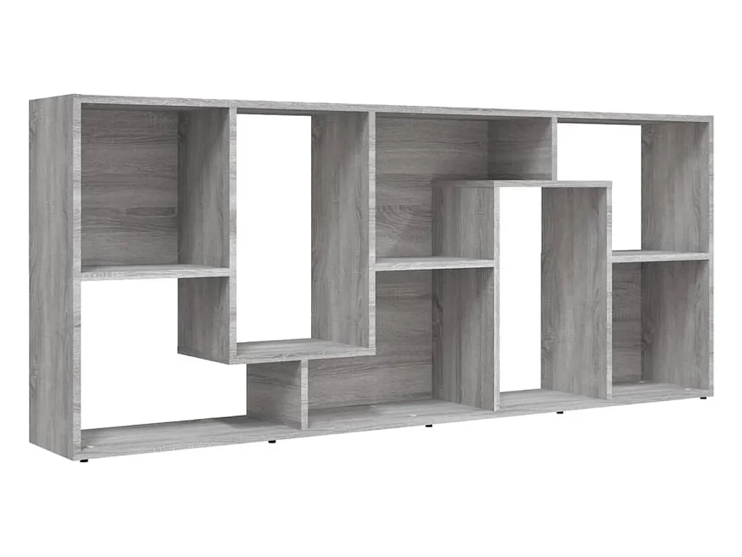 Vitrina*vidaxl Estante 67x24x161 cm derivados de madeira sonoma cinza Cinzento