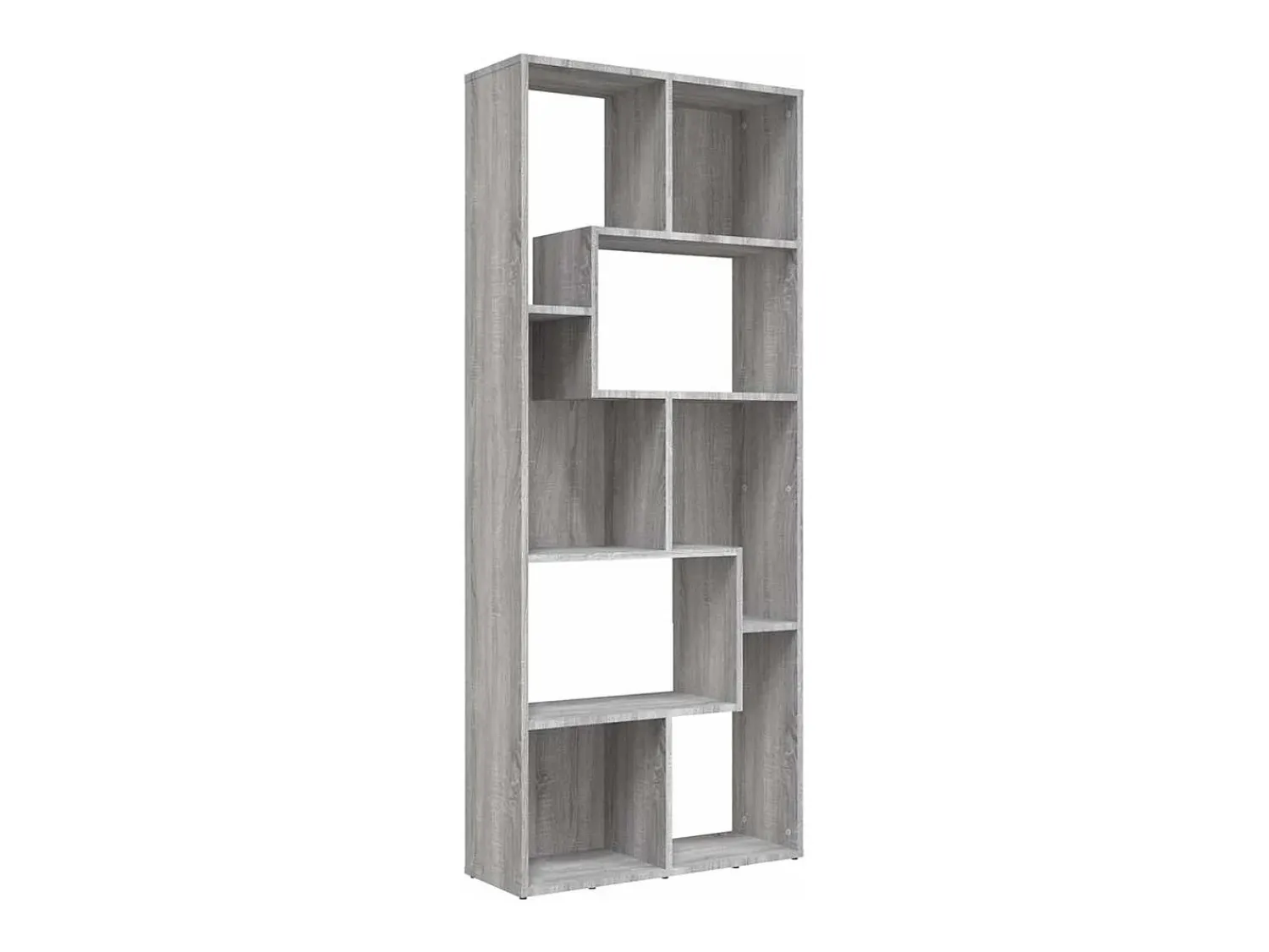 Vitrina*vidaxl Estante 67x24x161 cm derivados de madeira sonoma cinza Cinzento