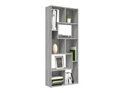 Vitrina*vidaxl Estante 67x24x161 cm derivados de madeira sonoma cinza Cinzento