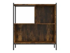 Biblioteca| Estante 72x28x77,5 cm derivados de madeira carvalho fumado PT669021 Castanho