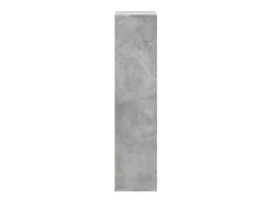 vidaxl Estante 50x25x105 cm derivados de madeira cimento^ Biblioteca