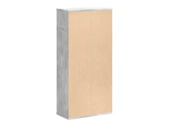 vidaxl Estante 50x25x105 cm derivados de madeira cimento^ Biblioteca