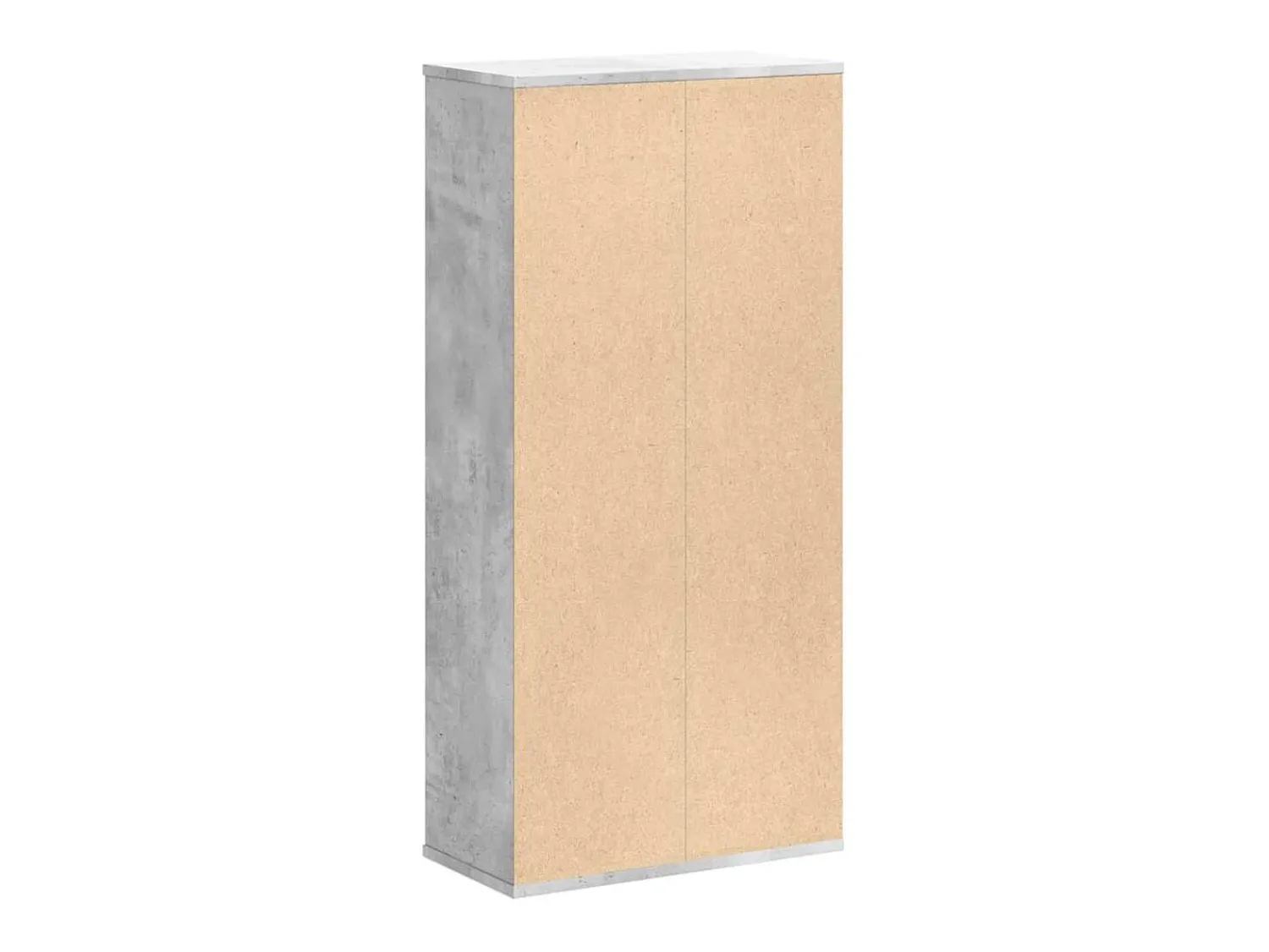 vidaxl Estante 50x25x105 cm derivados de madeira cimento^ Biblioteca