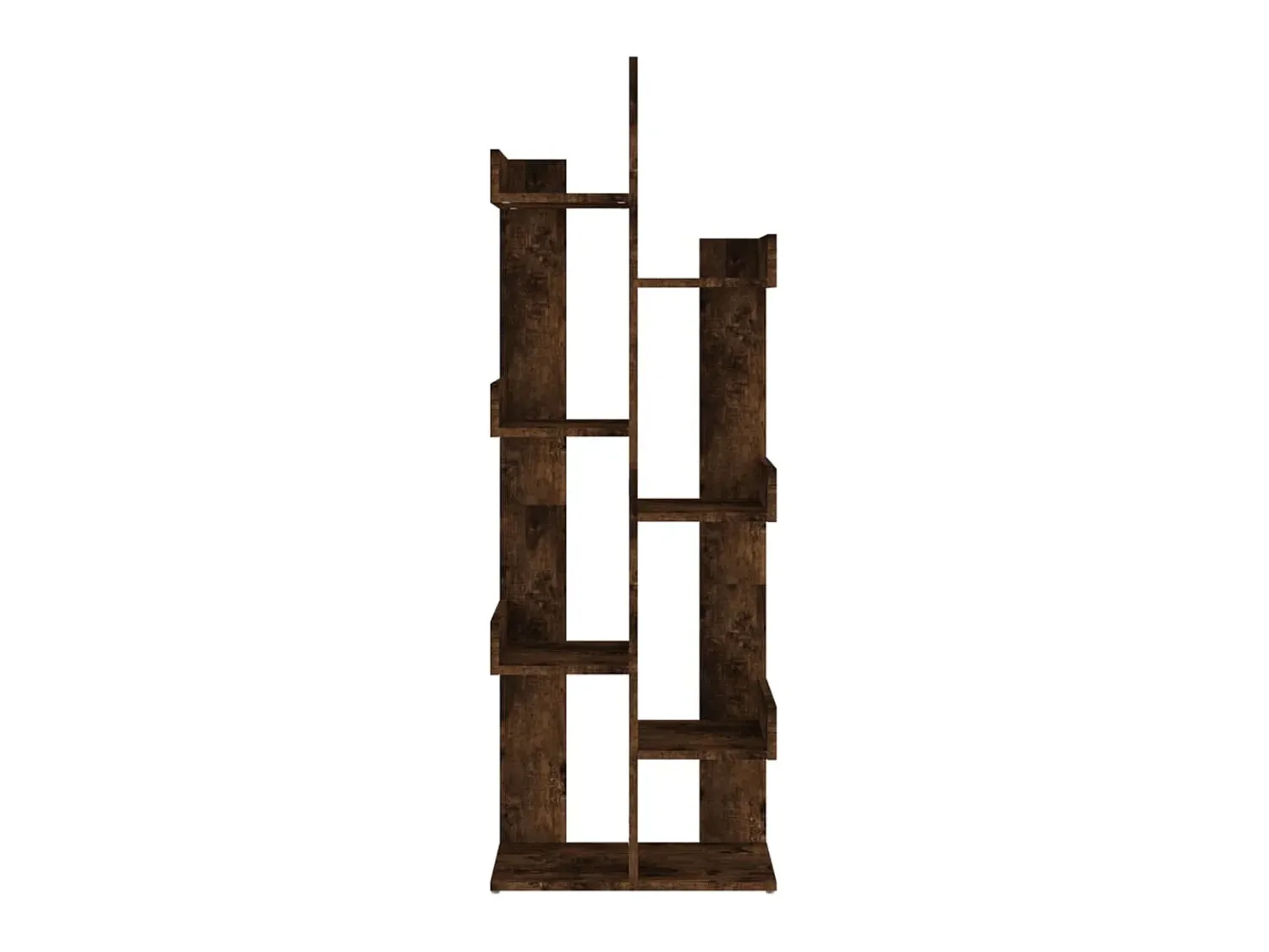Outlet Estante 48x25,5x140 cm derivados de madeira carvalho fumado PT400544 Castanho