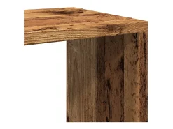 Biblioteca|vidaxl Estante 60x24x63 cm derivados de madeira madeira velha Castanho