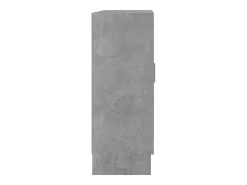 Vitrina*vidaxl Estante 82,5x30,5x80 cm derivados de madeira cimento Cinzento