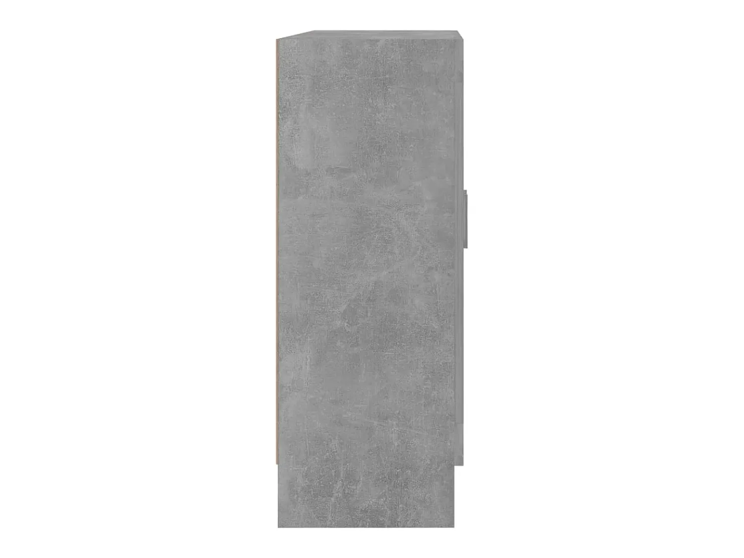 Vitrina*vidaxl Estante 82,5x30,5x80 cm derivados de madeira cimento Cinzento