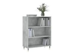 Best Estante 69,5x32,5x90 cm derivados de madeira cinzento cimento PT647733 Castanho