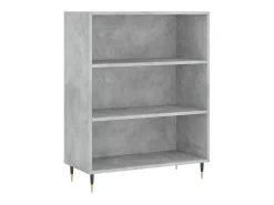Best Estante 69,5x32,5x90 cm derivados de madeira cinzento cimento PT647733 Castanho