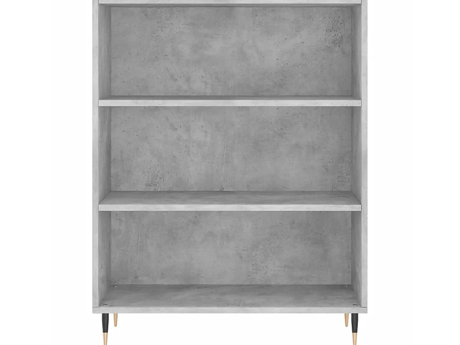 Best Estante 69,5x32,5x90 cm derivados de madeira cinzento cimento PT647733 Castanho