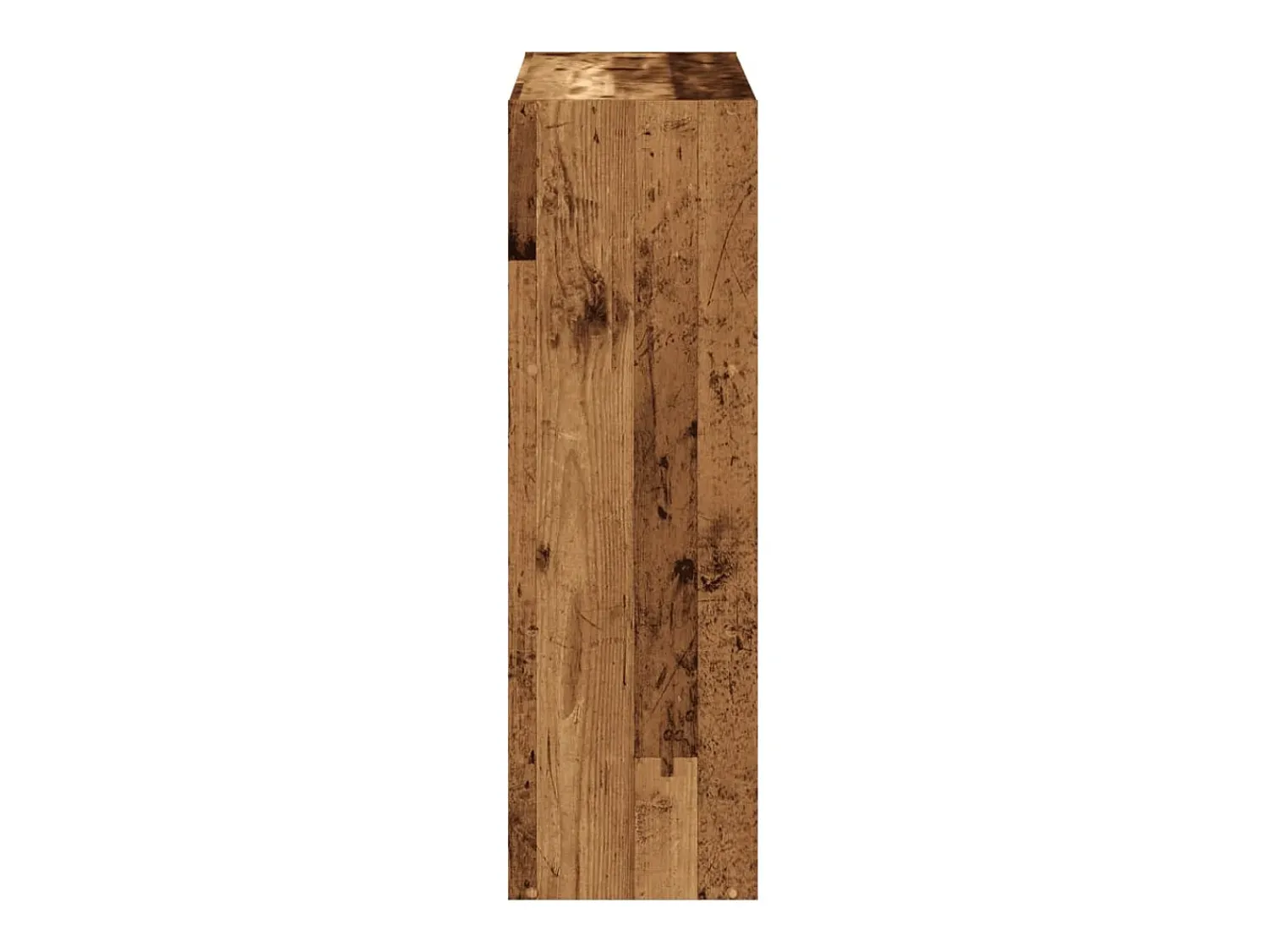 Vitrina*vidaxl Estante 102x32x102 cm derivados de madeira madeira velha Castanho