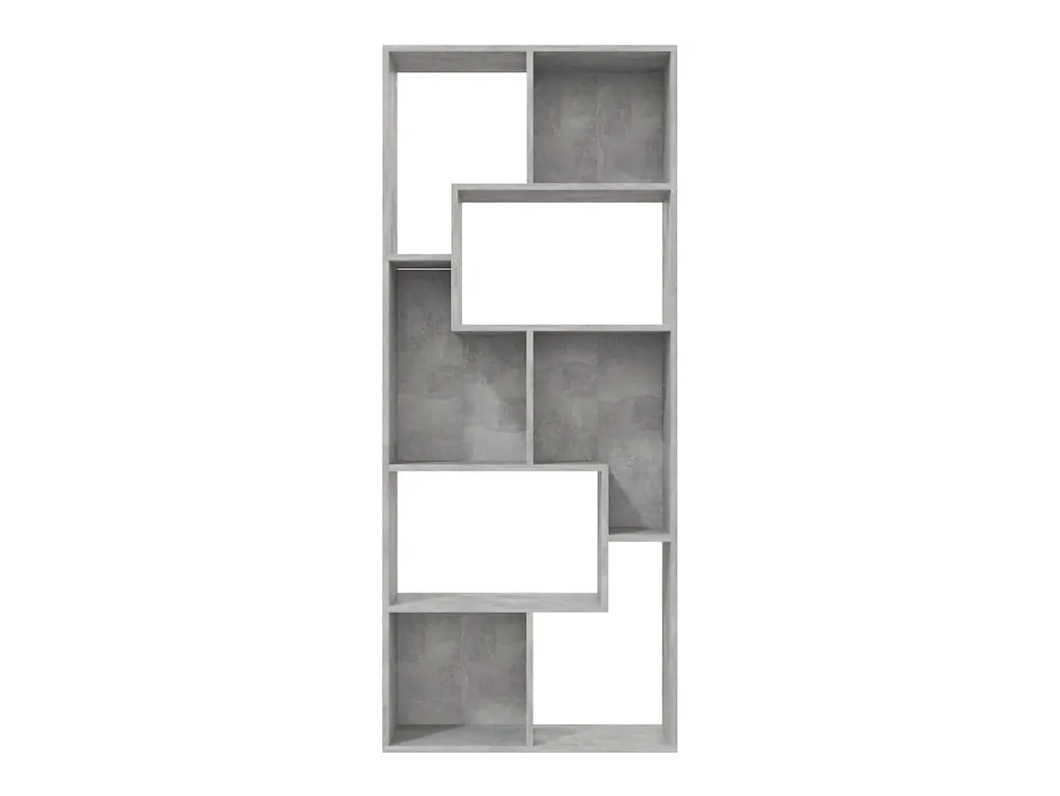 Vitrina|vidaxl Estante 67x24x161 cm derivados de madeira cimento Cinzento