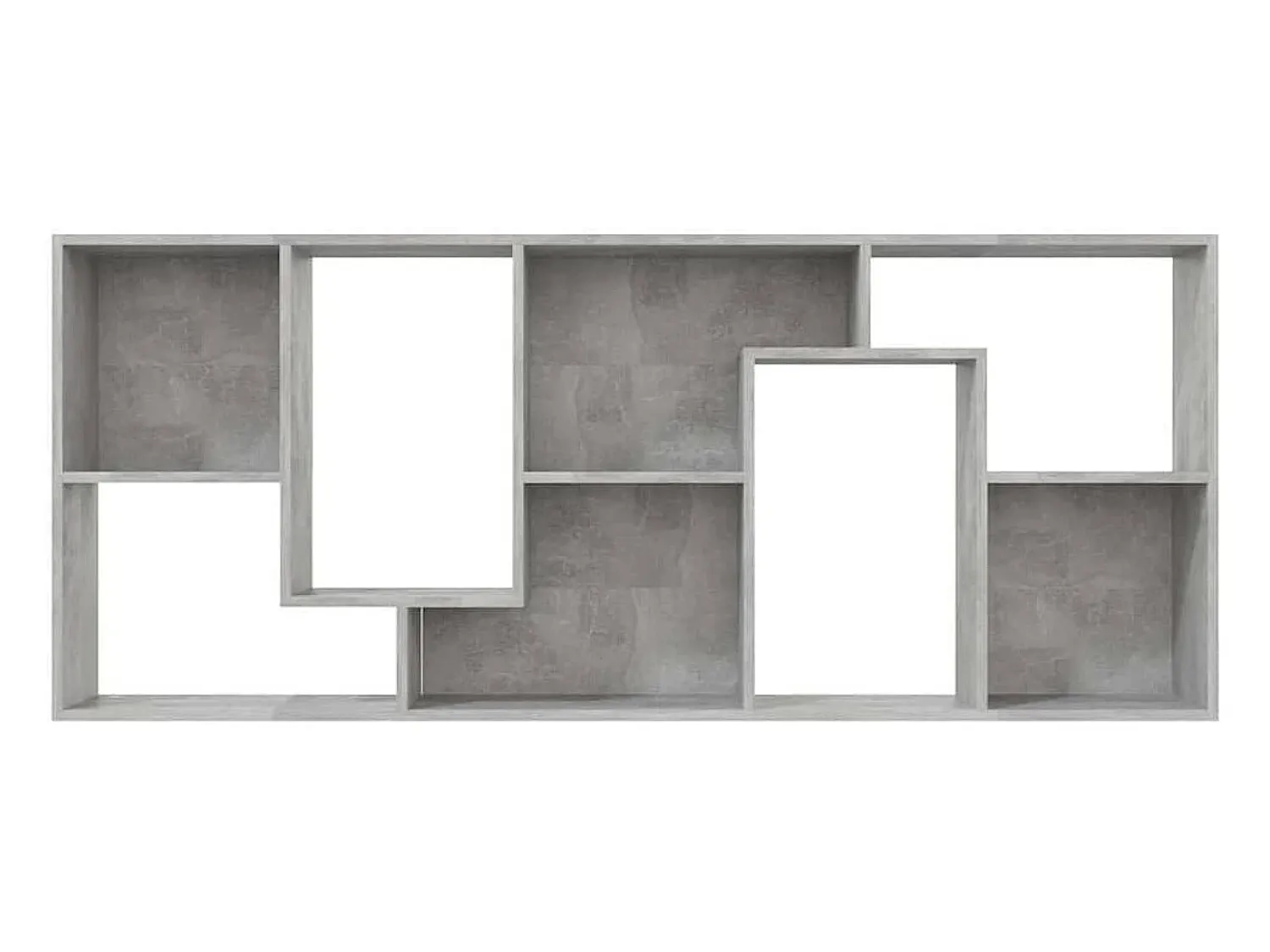Vitrina|vidaxl Estante 67x24x161 cm derivados de madeira cimento Cinzento