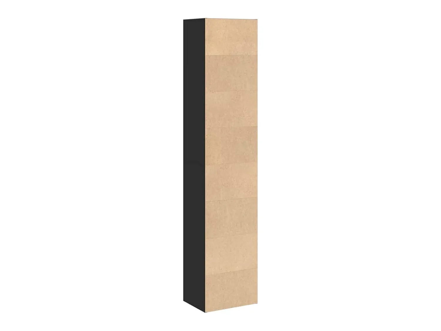 Biblioteca*vidaxl Estante 40x30x189 cm derivados de madeira Preto