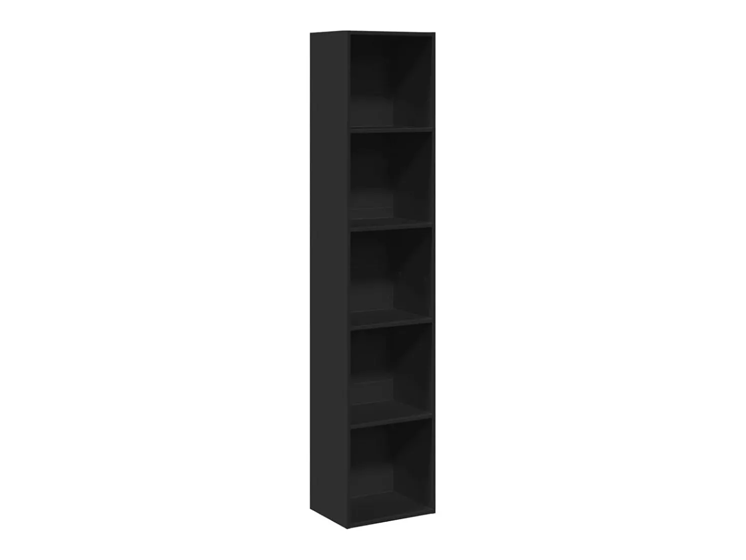 Biblioteca*vidaxl Estante 40x30x189 cm derivados de madeira Preto