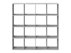 Biblioteca|vidaxl Estante 137,5x29x137,5 cm derivados de madeira sonoma Cinzento