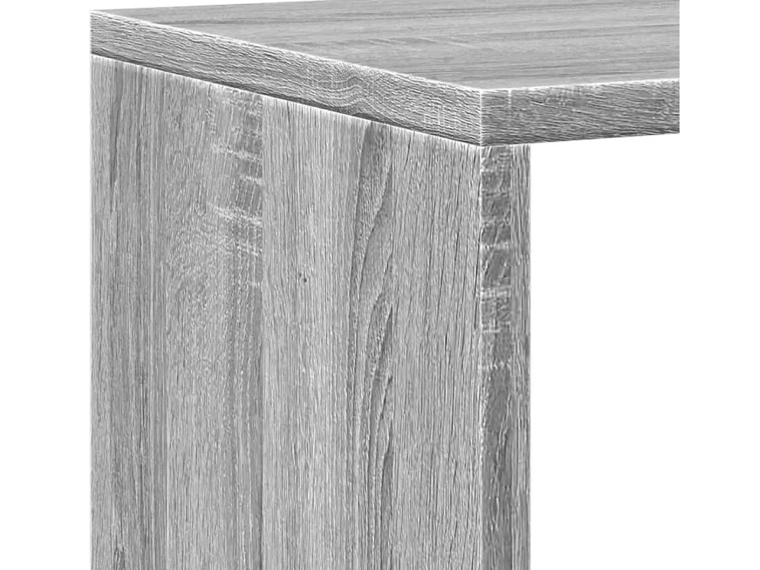 Biblioteca|vidaxl Estante 137,5x29x137,5 cm derivados de madeira sonoma Cinzento