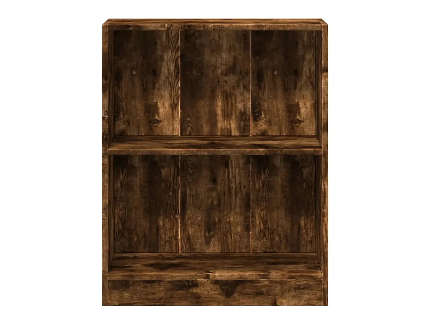 Vitrina|vidaxl Estante 60x24x76 cm derivados de madeira carvalho fumado Castanho