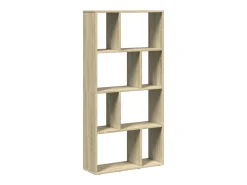 Biblioteca*vidaxl Estante 60x20x120,5 cm derivados de madeira carvalho sonoma Castanho