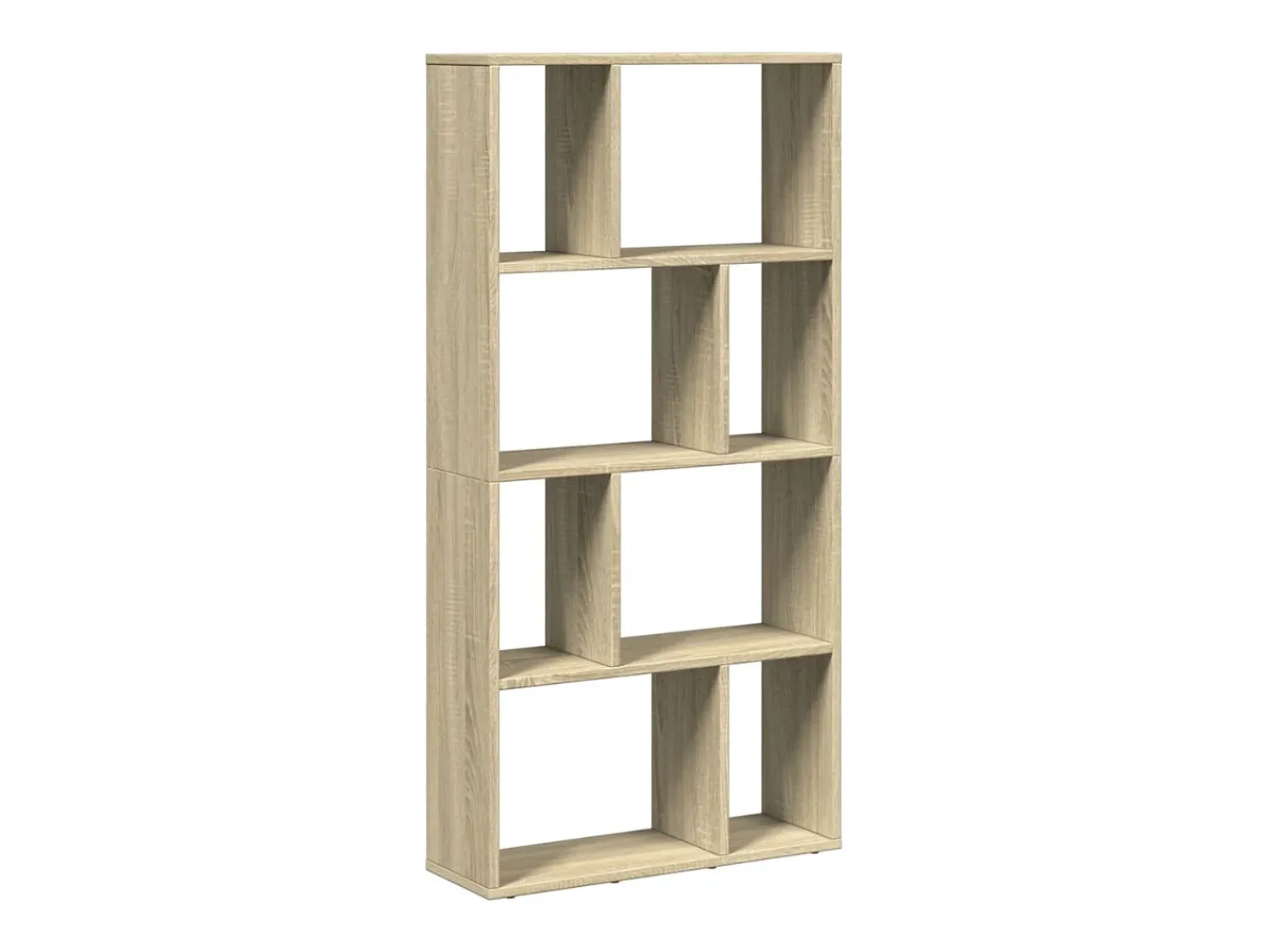 Biblioteca*vidaxl Estante 60x20x120,5 cm derivados de madeira carvalho sonoma Castanho